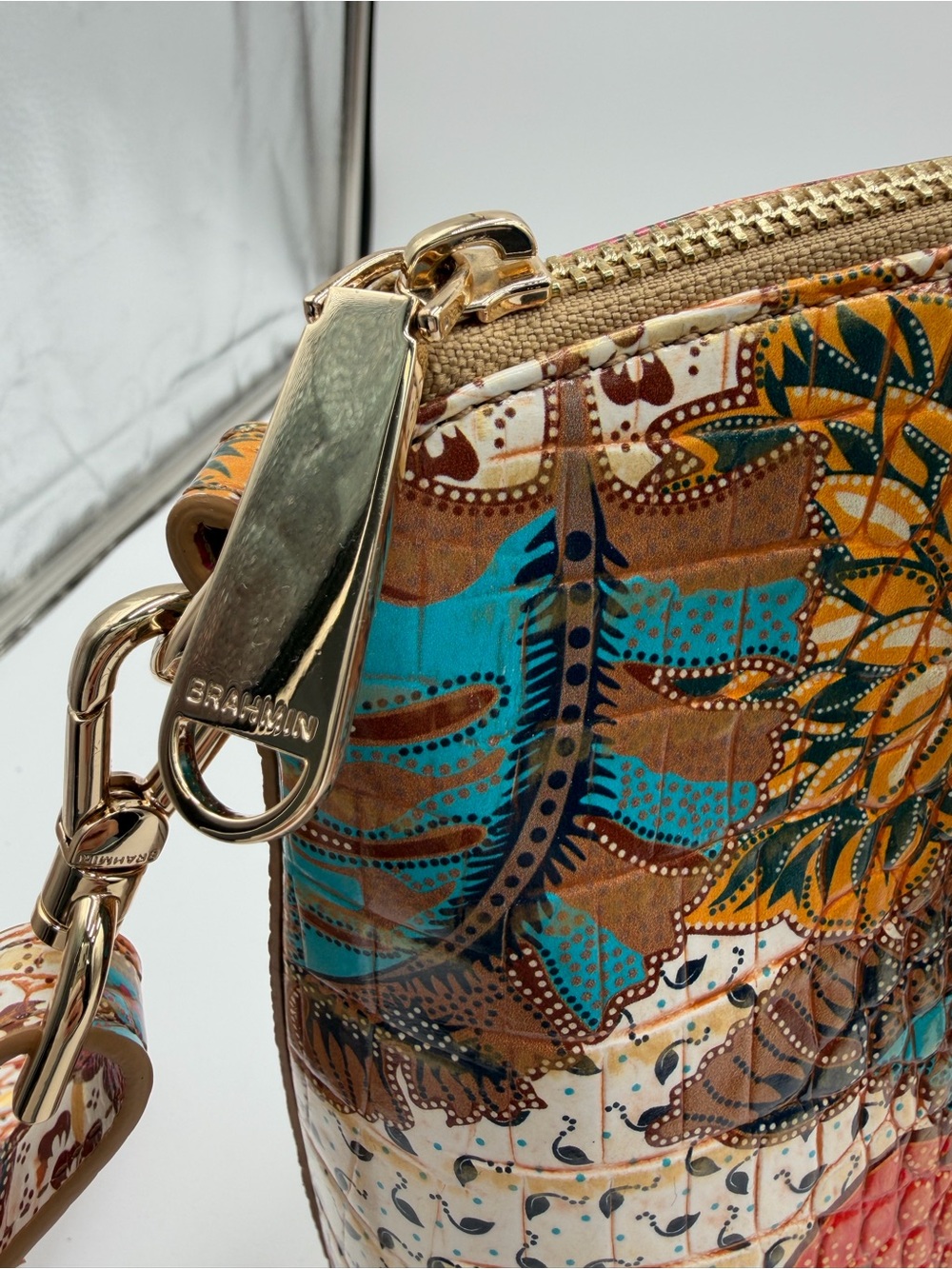 Brahmin Marketplace Melbourne Duxbury Satchel and Ady Wallet set - Picture 7 of 12